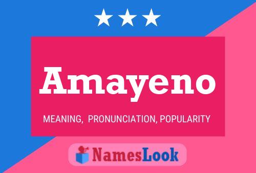 Amayeno Namensposter