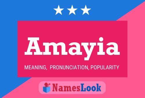 Amayia Namensposter