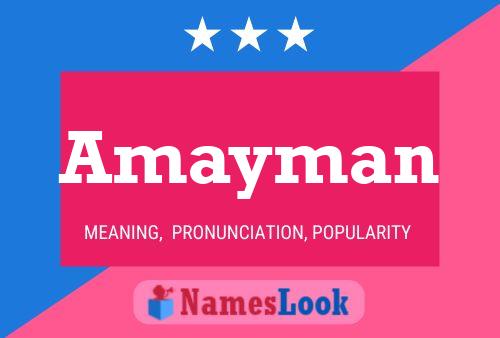 Amayman Namensposter