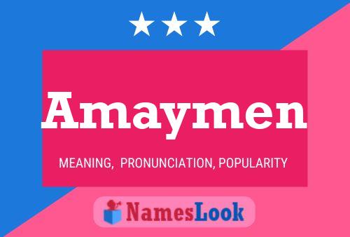 Amaymen Namensposter