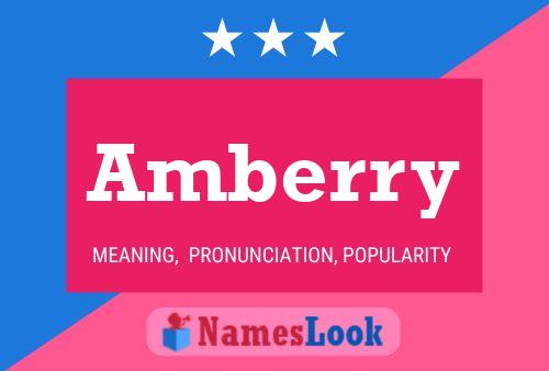 Amberry Namensposter