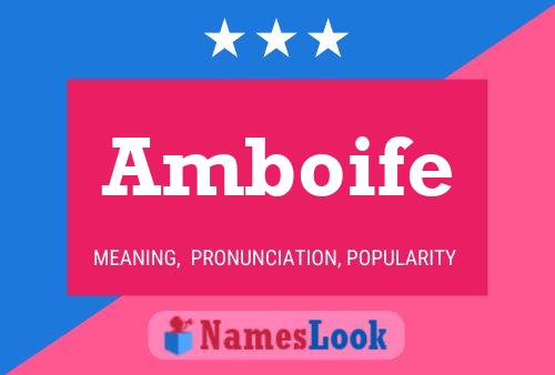 Amboife Namensposter