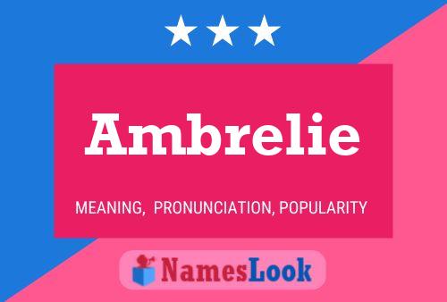 Ambrelie Namensposter