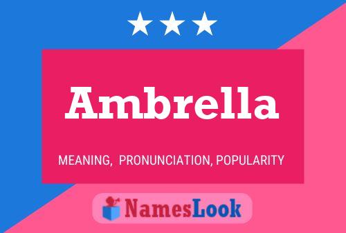 Ambrella Namensposter