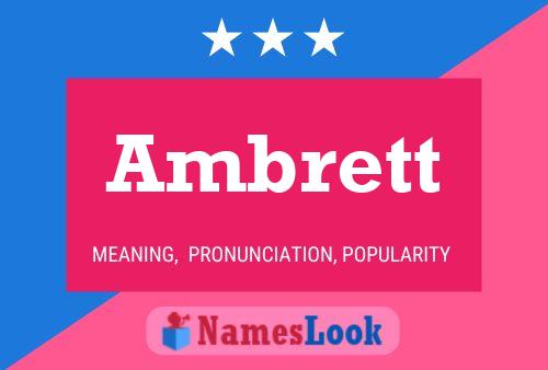 Ambrett Namensposter