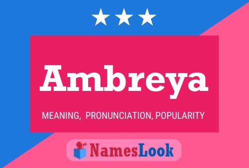 Ambreya Namensposter