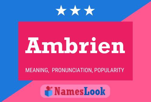 Ambrien Namensposter