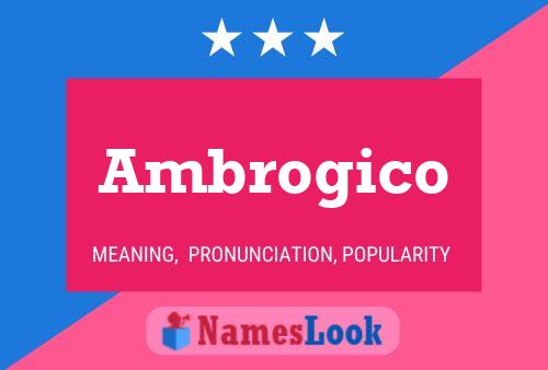 Ambrogico Namensposter