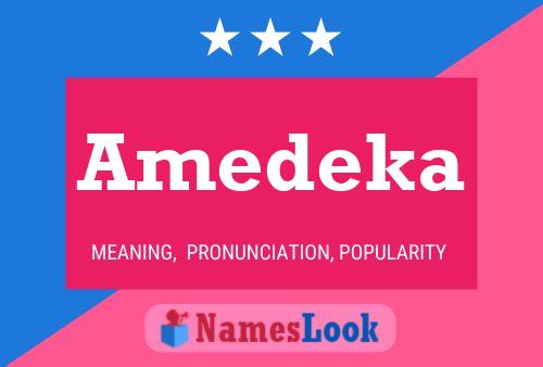 Amedeka Namensposter