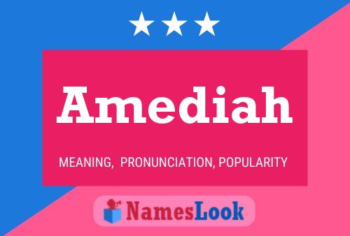 Amediah Namensposter