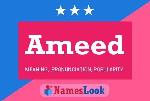 Ameed Namensposter