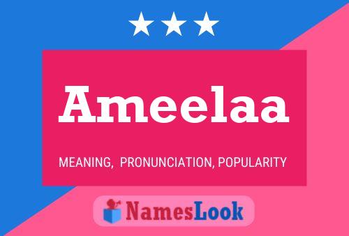 Ameelaa Namensposter