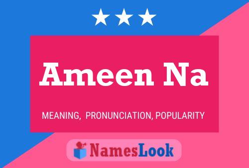 Ameen Na Namensposter