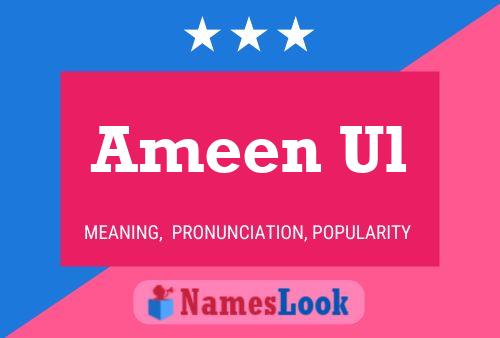 Ameen Ul Namensposter