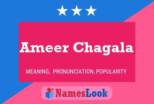 Ameer Chagala Namensposter