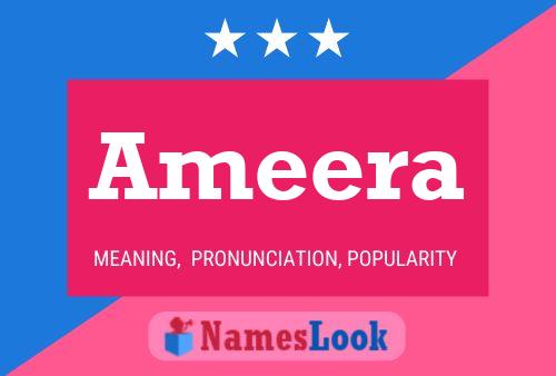 Ameera Namensposter