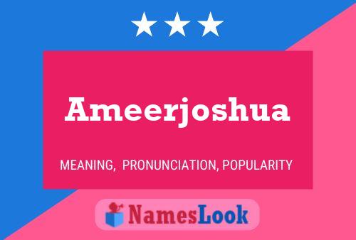 Ameerjoshua Namensposter