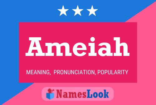 Ameiah Namensposter