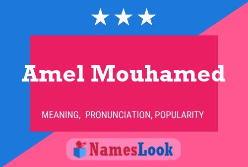 Amel Mouhamed Namensposter