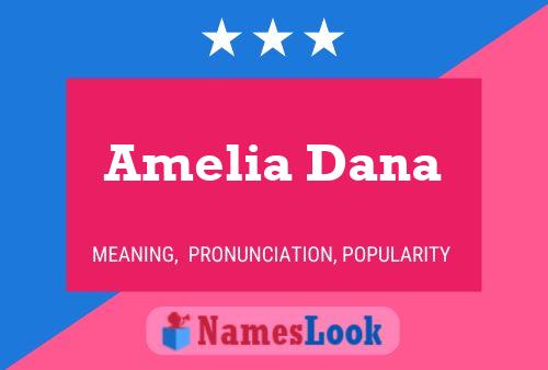 Amelia Dana Namensposter