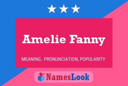 Amelie Fanny Namensposter