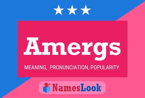 Amergs Namensposter