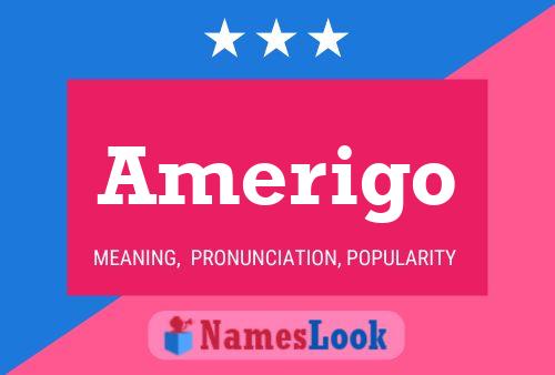 Amerigo Namensposter