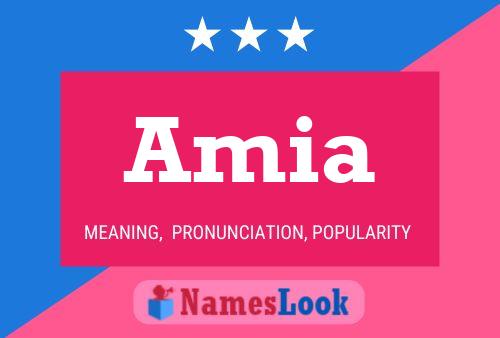 Amia Namensposter