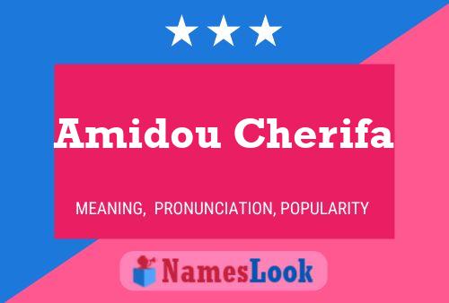 Amidou Cherifa Namensposter