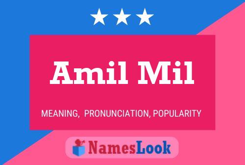 Amil Mil Namensposter