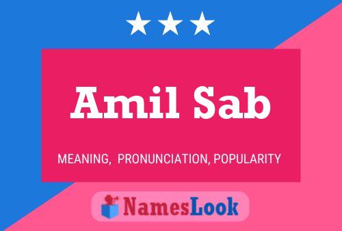 Amil Sab Namensposter