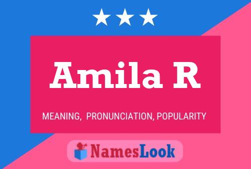 Amila R Namensposter