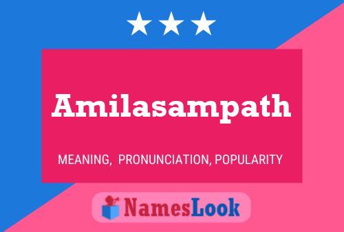 Amilasampath Namensposter