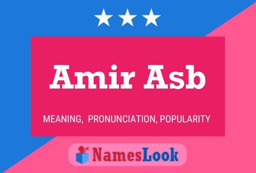 Amir Asb Namensposter