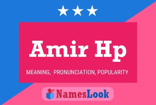 Amir Hp Namensposter