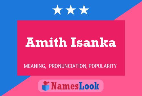 Amith Isanka Namensposter