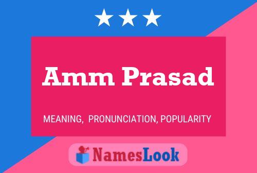 Amm Prasad Namensposter