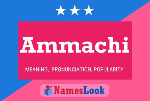 Ammachi Namensposter