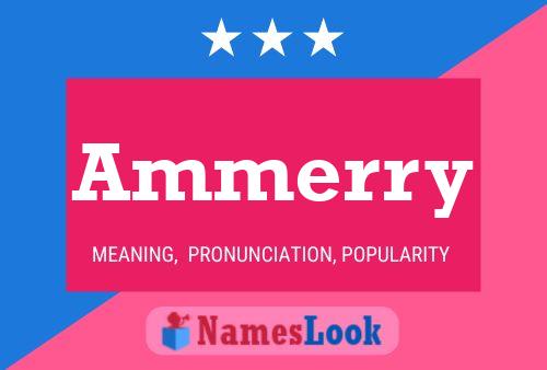 Ammerry Namensposter