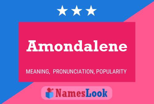 Amondalene Namensposter