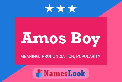 Amos Boy Namensposter