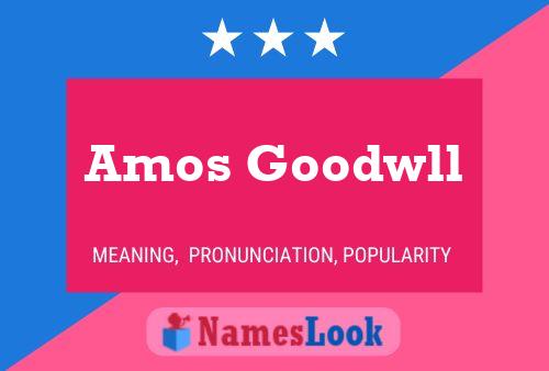 Amos Goodwll Namensposter