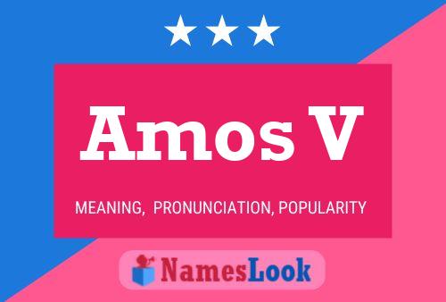 Amos V Namensposter