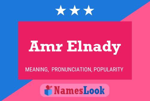 Amr Elnady Namensposter