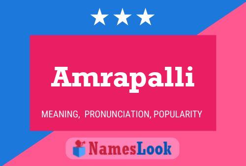 Amrapalli Namensposter