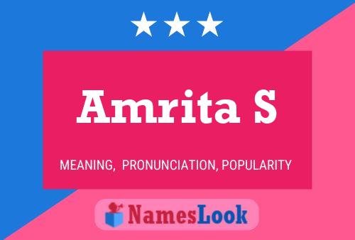 Amrita S Namensposter