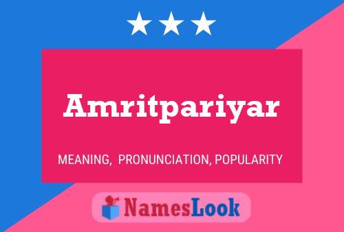 Amritpariyar Namensposter