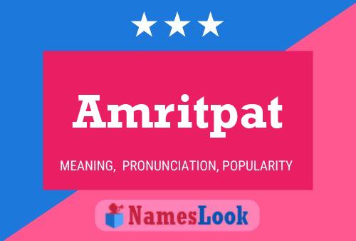 Amritpat Namensposter