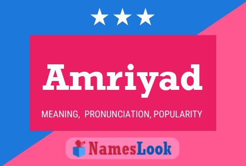 Amriyad Namensposter