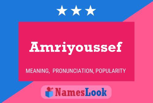 Amriyoussef Namensposter